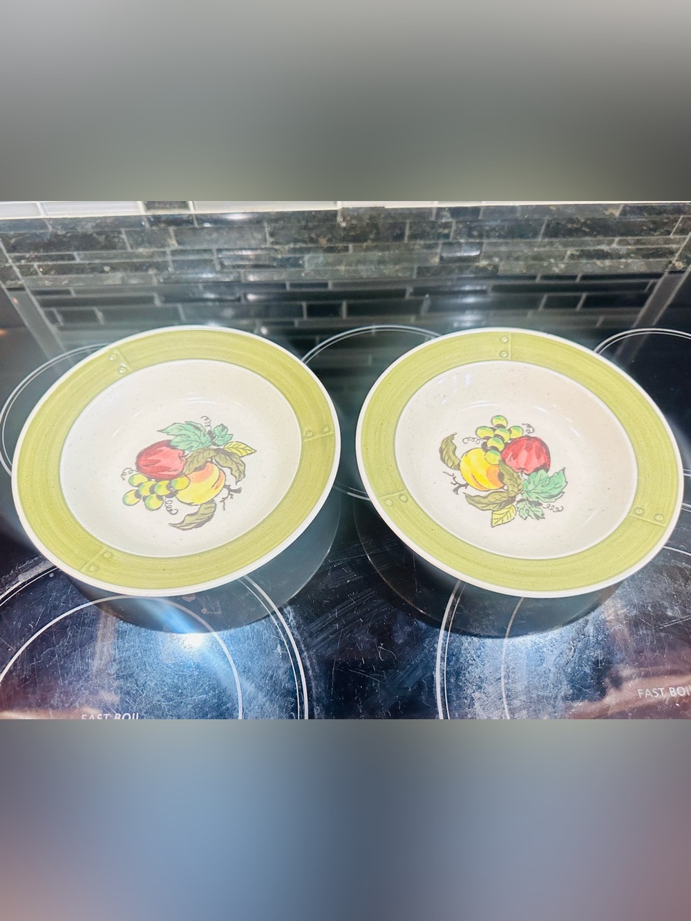 VTG Provincial Fruit Soup/Cereal/Salad Bowl Metlox Poppytrail USA (2)